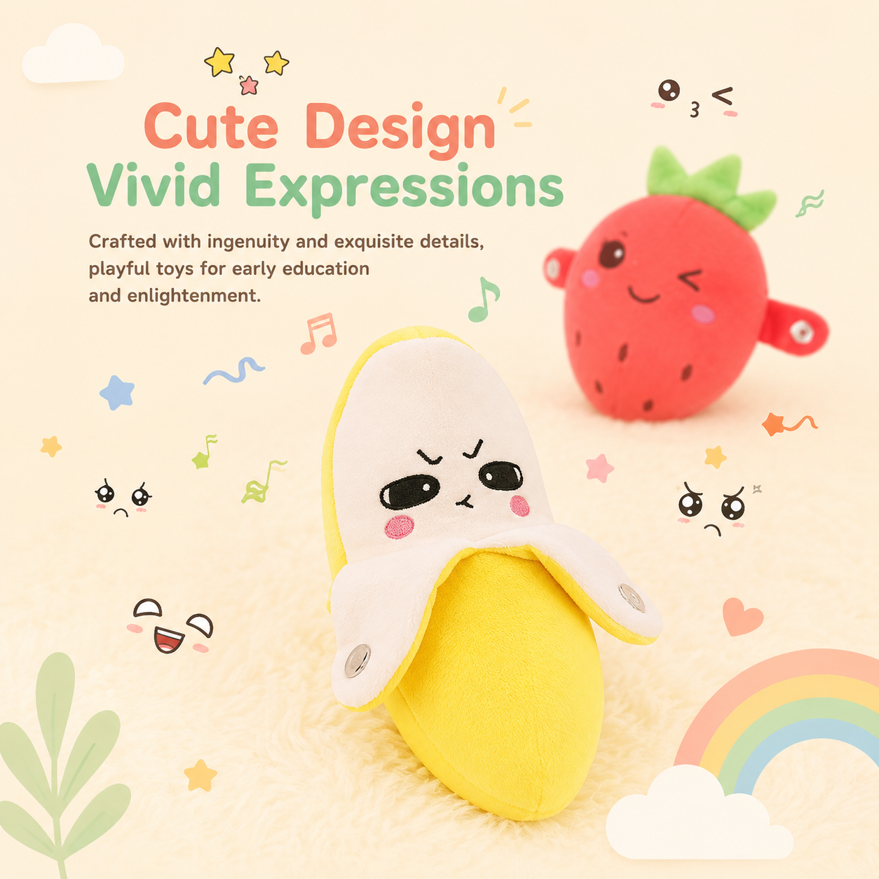 Human Sensing Plush Doll Toys
